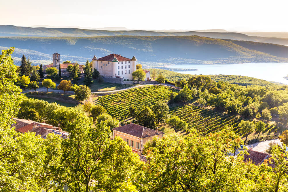 view of Aiguines Village