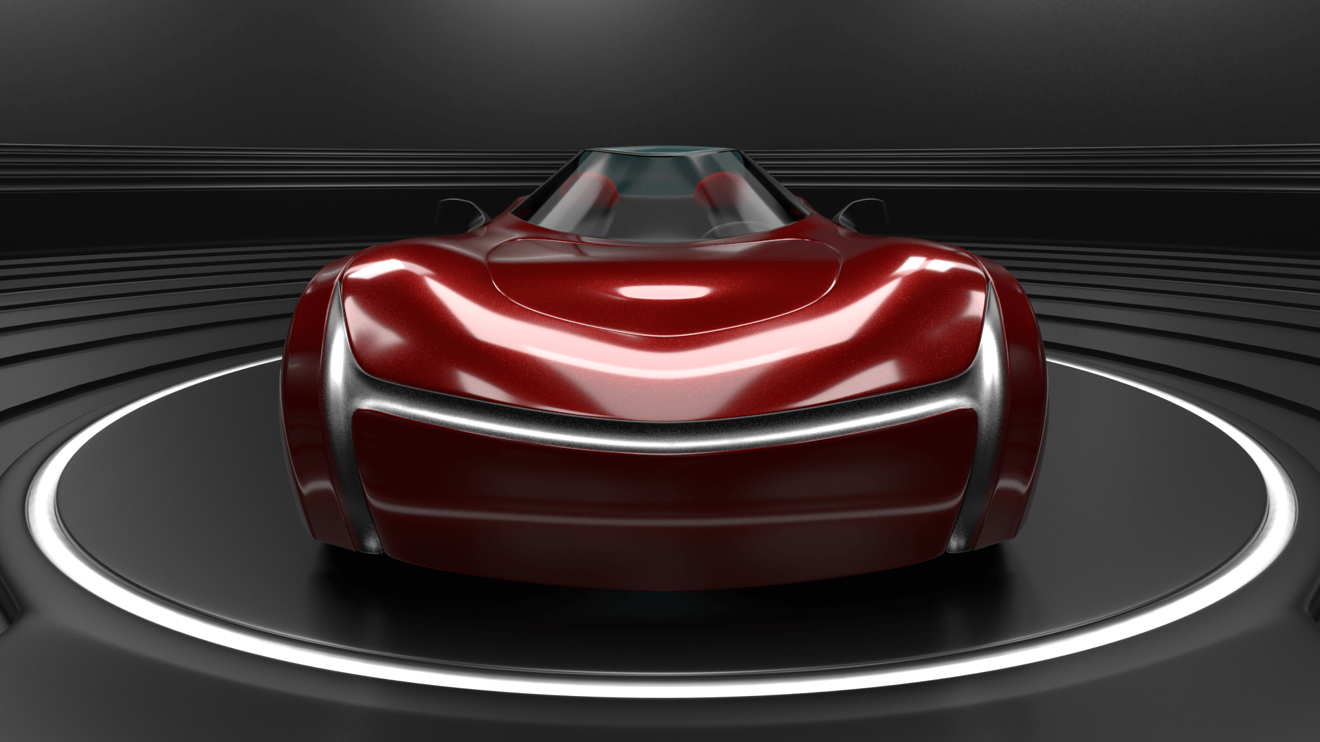 Fred Flintstone's car the Flintmobile as a supercar 5