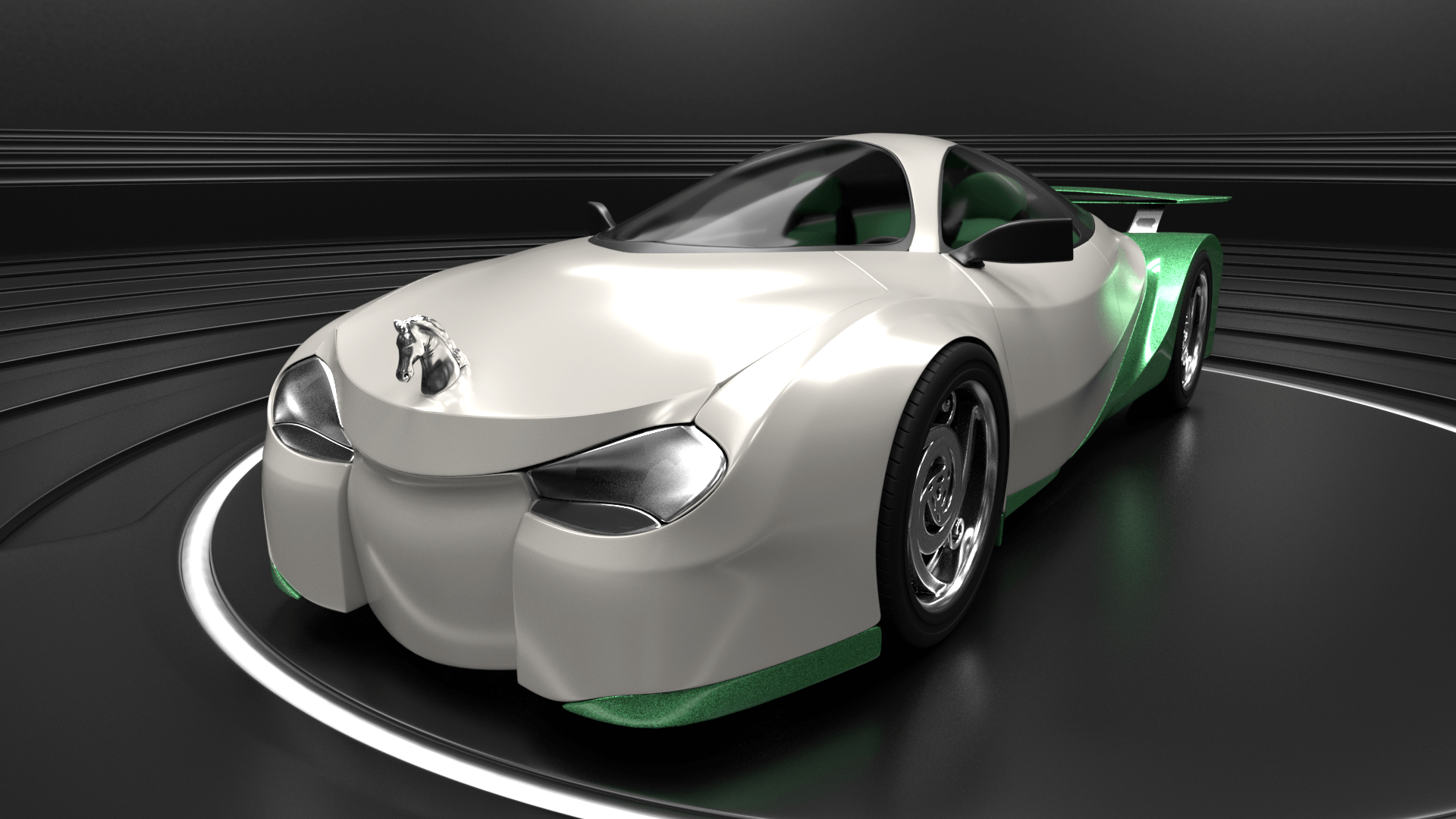 Shrek's Onion Carriage as a supercar 1