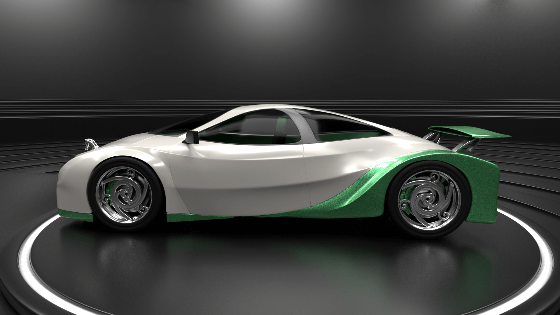Shrek's Onion Carriage as a supercar 2