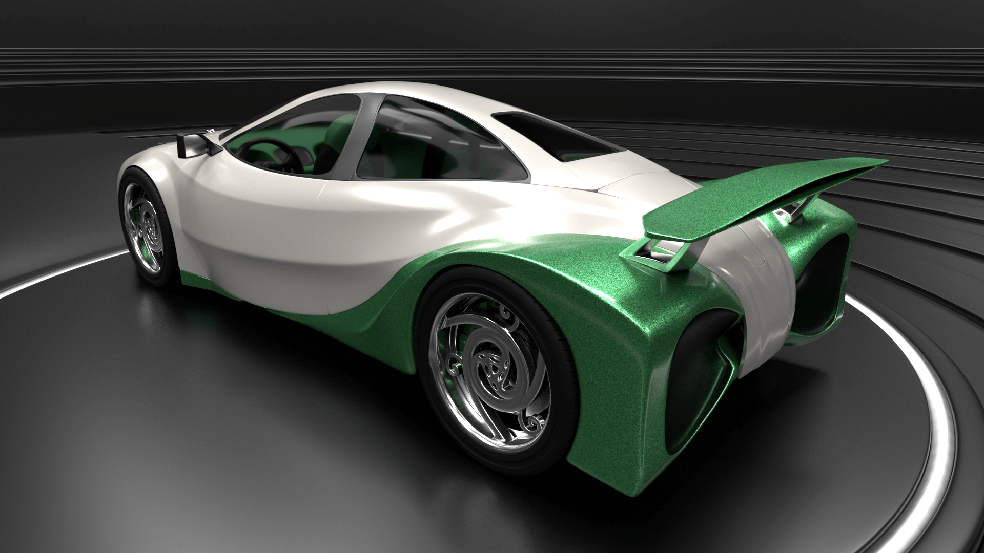 Shrek's Onion Carriage as a supercar 3