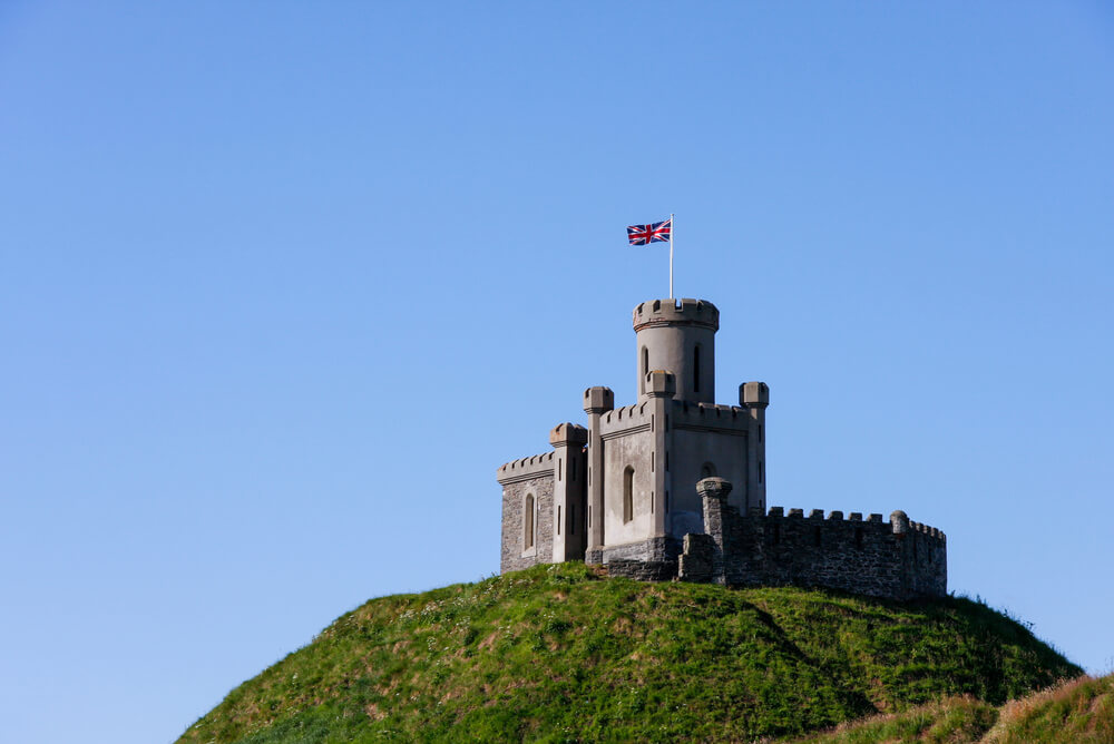 United Kingdom flag at The Moat in Donaghadee